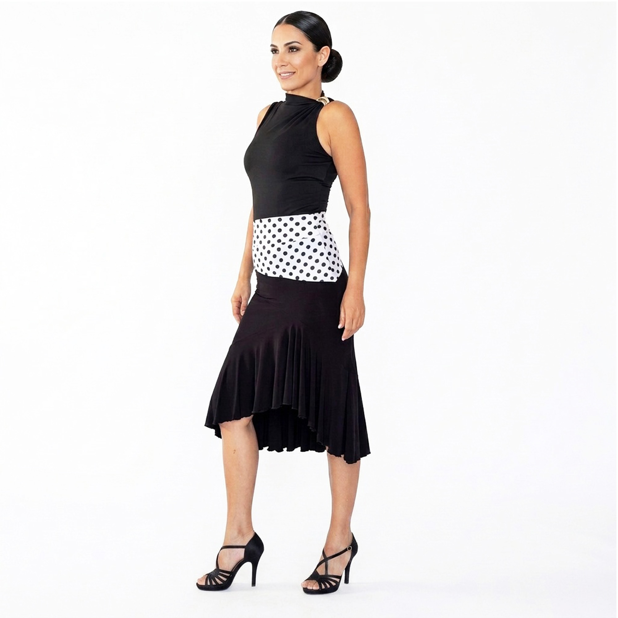 Tango Skirt with polka dot accent